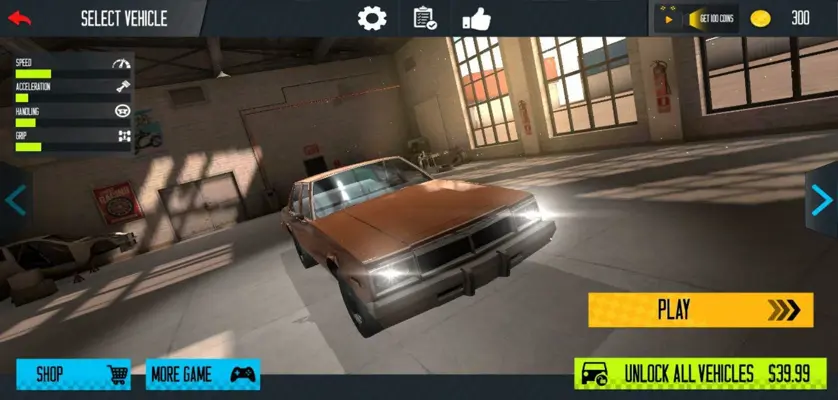 Classic Car Driving & Racing Simulator android App screenshot 0